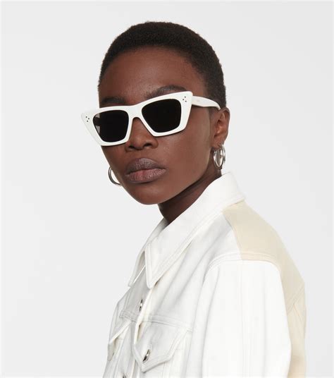 white sunglasses celine|Celine sunglasses nordstrom.